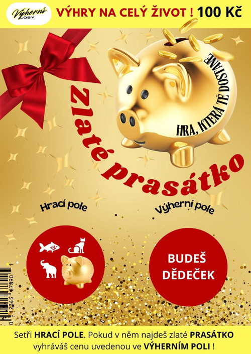 Stírací los"BUDEŠ DĚDEČEK " 2111 — foto 4