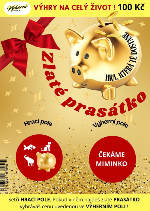 Stírací los" ČEKÁME MIMINKO " 2115 — foto 4