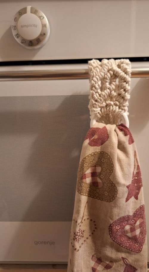 Boho držák na utěrku — foto 2