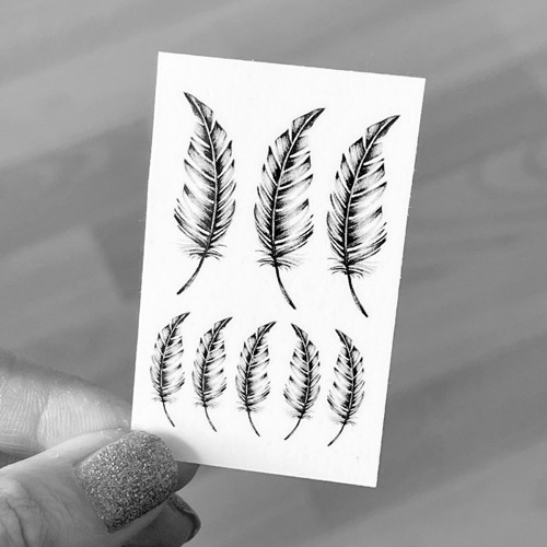 Dočasné tetovačky Tiny Tattoos Pírka T0064 — foto 5