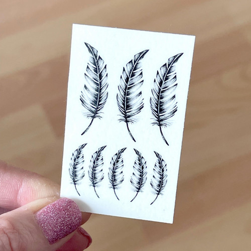 Dočasné tetovačky Tiny Tattoos Pírka T0064 — foto 4