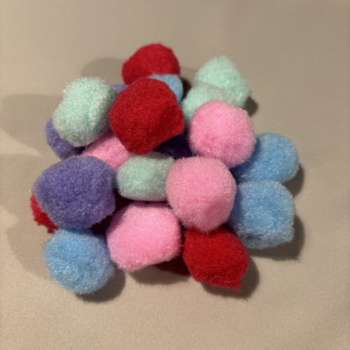 Pompónky mix barev - balení — foto 2