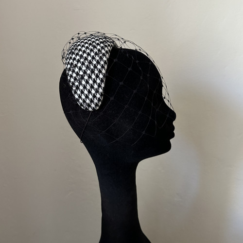 Fascinátor Headband Pepito Závoj Černý — foto 3