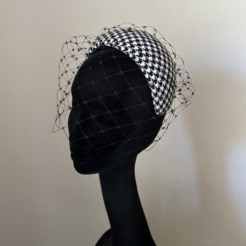Fascinátor Headband Pepito Závoj Černý — foto 6
