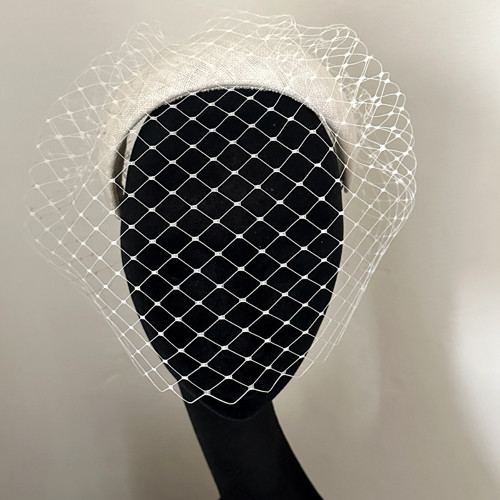 Fascinátor Headband Ivory Závoj — foto 2