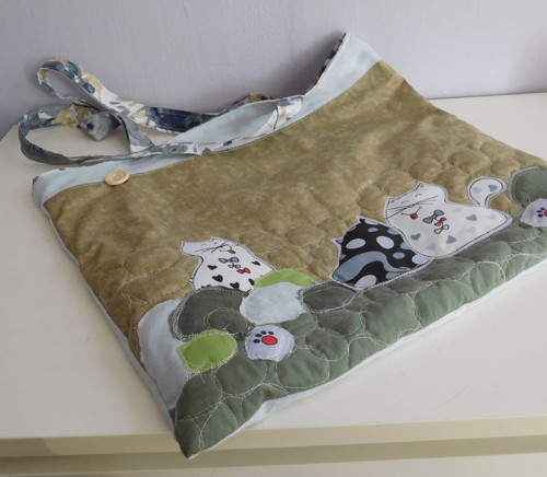 Patchwork s kočičkami - taška — foto 5