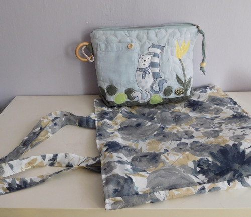 Patchwork s kočičkami - taška — foto 4