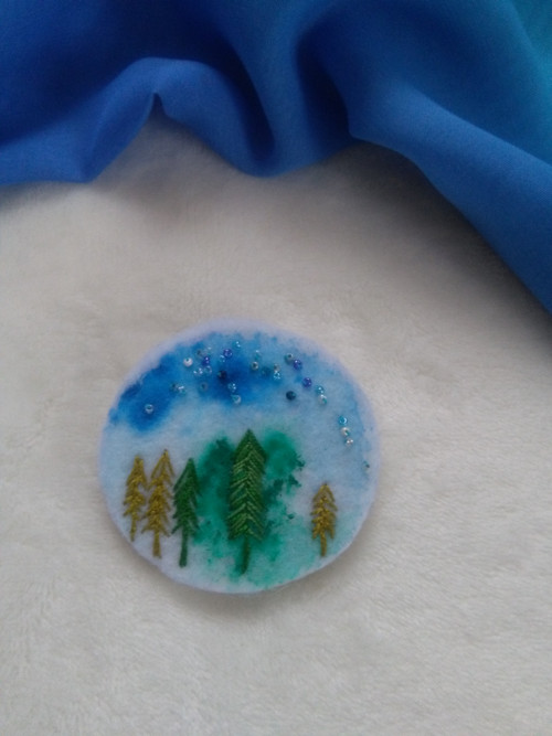 Winter in the forest ( brož ) — foto 3