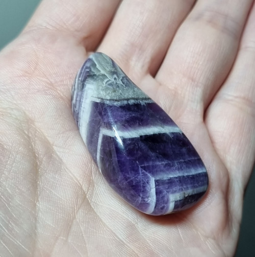 Ametyst chevron č.2 - 40x21mm — foto 4