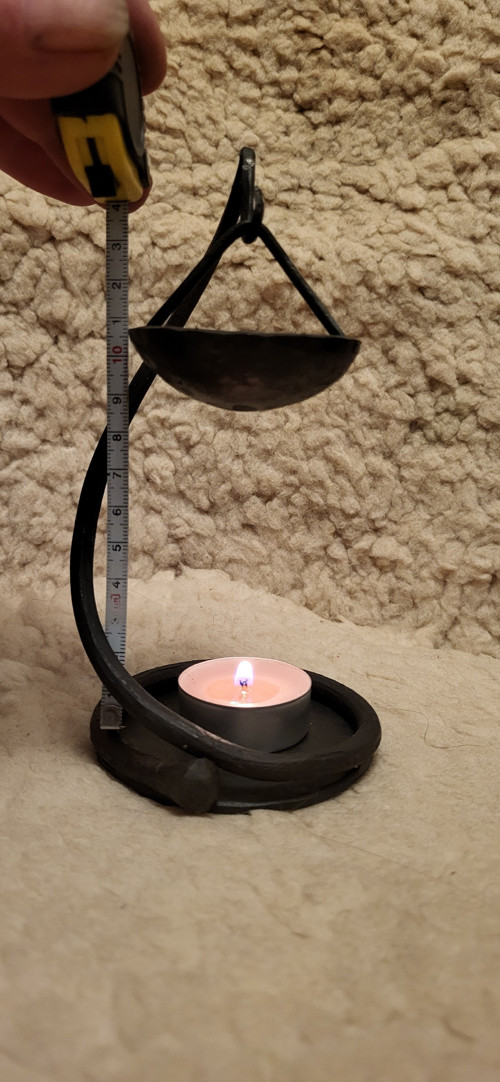 Kovaná aromalampa — foto 3