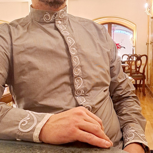 Sivá ornament. — foto 3