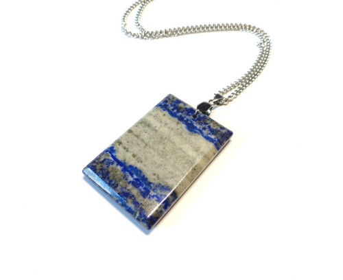 Lapis lazuli, chirurgická ocel — foto 2
