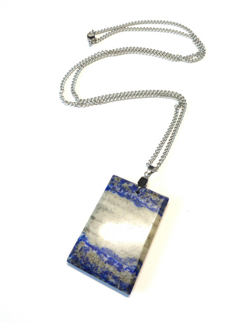 Lapis lazuli, chirurgická ocel — foto 3