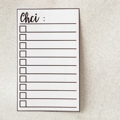 Samolepky "Chci" (wishlist) - PDF pro tisk — foto 2