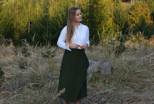 Zavinovací sukně Bazalka — foto 4