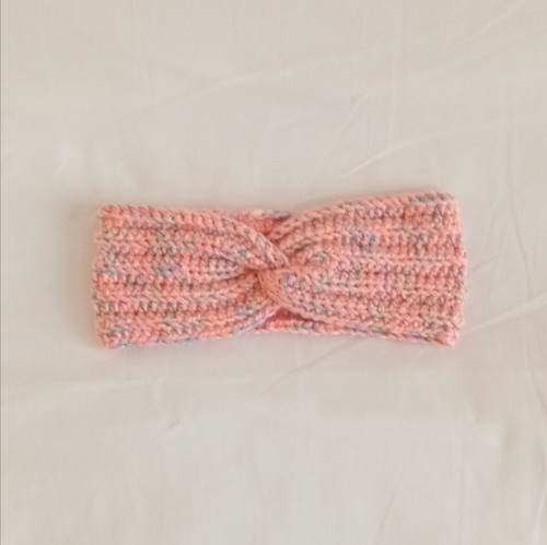 Dětská čelenka růžová melír — foto 3