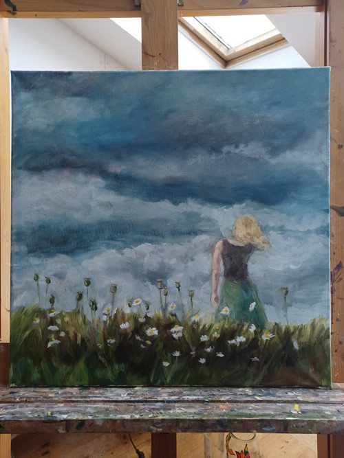 Dívka s krajinou — foto 3
