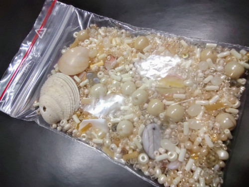 Mix korálků 50g/ přírodní — foto 2