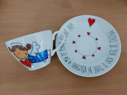 Hrníček s myšlenkou - pro kamarádku — foto 3
