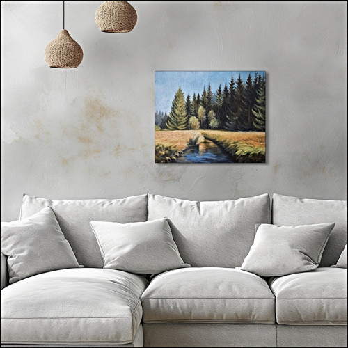 Na potoce 60x50cm — foto 2