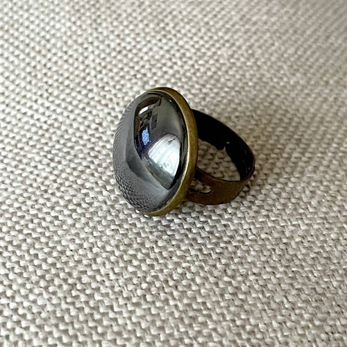 Prsten s hematitem E061 — foto 3
