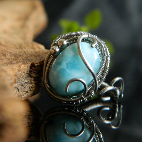 Extra larimar prsten — foto 2