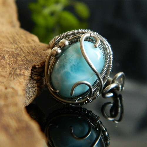 Extra larimar prsten — foto 4
