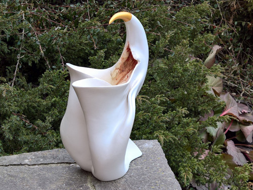 Keramická váza - surrealistická — foto 3