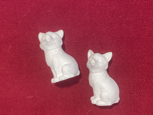 Sádrový odlitek - 3D liška — foto 2