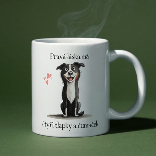 Pravá láska - borderka - Hrníček — foto 4