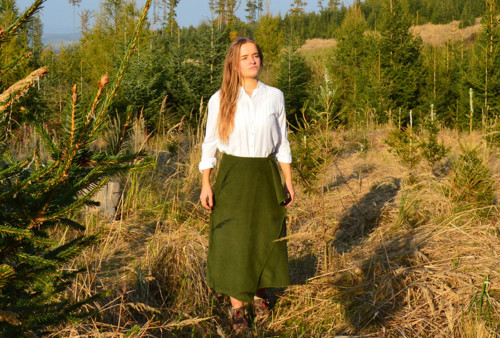 Zavinovací sukně Bazalka — foto 3