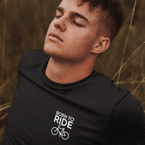 Pánské a dámské tričko Born to ride — foto 3