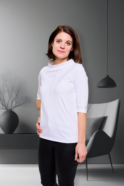 T266 Triko stříbrná linka — foto 2