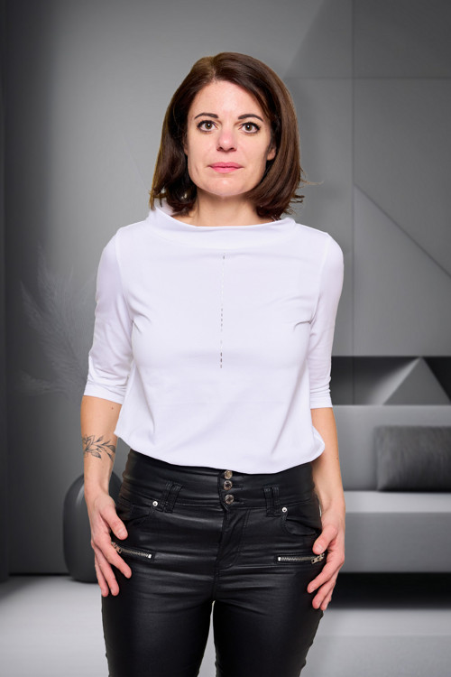T266 Triko stříbrná linka — foto 5