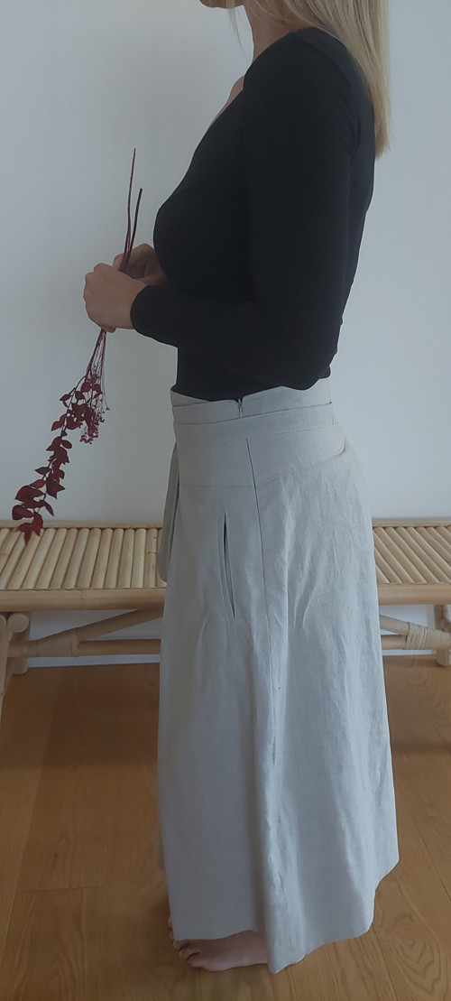 Lněná sukně Carla 2 — foto 5