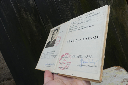 Výkaz o studiu 1962 ČSSR, dálkové studium — foto 2
