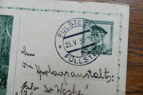 Stará zaslaná dopisnice 1936 — foto 3