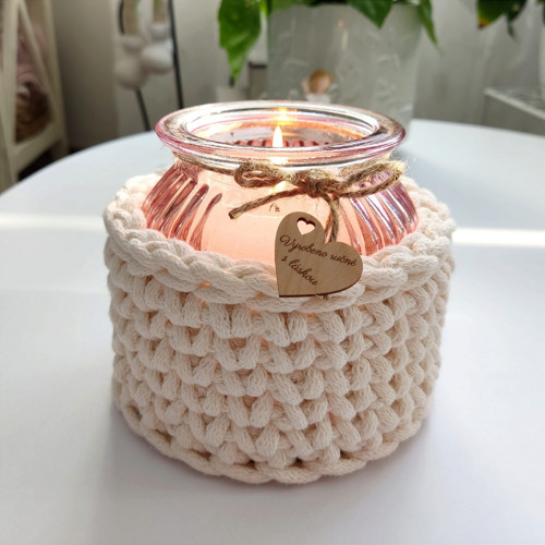 Ručně háčkované košíčky Mandala — foto 2