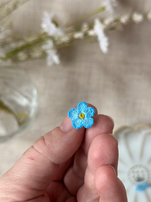 Náušnice pecky Pomněnky — foto 2