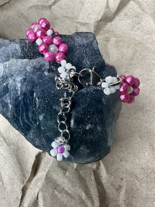 Náramek Pearl Shine Light Fuchsia — foto 3