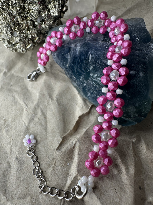 Náramek Pearl Shine Light Fuchsia — foto 2