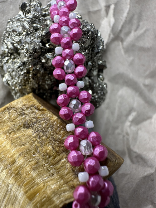 Náramek Pearl Shine Light Fuchsia — foto 6