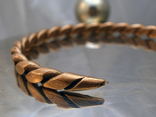 Viking spike - mědený náramek — foto 3