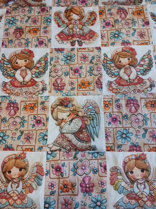 Patchworková deka s andilky — foto 4