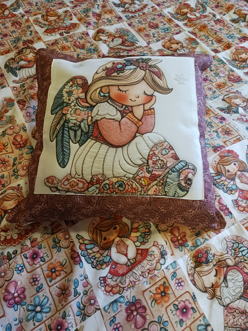 Patchworková deka s andilky — foto 5