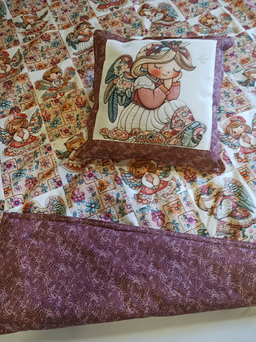 Patchworková deka s andilky — foto 3