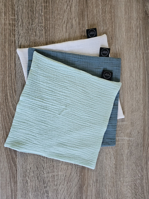 Set mušelínových žínek — foto 2