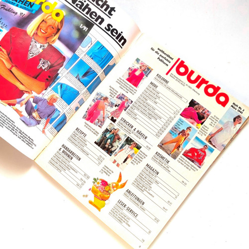 BURDA 3/1991 — foto 2