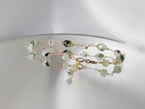 "VERO" GOLD FILLED 14Kt, prehnit — foto 2