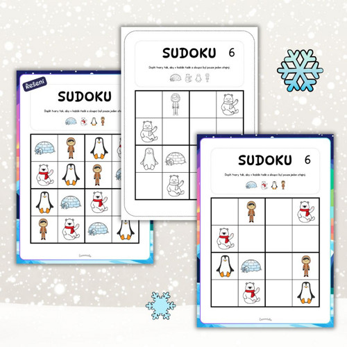Sudoku - Eskymáci (PDF k tisku) — foto 3